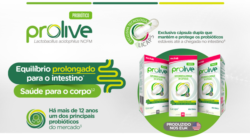 Suplemento Probiotico Prolive com 15 Capsulas 1485973 | Droga Raia