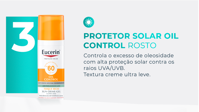 Banner publicitário com fundo claro e elementos em verde. À esquerda, há um grande número em destaque sobre um bloco vertical em tom verde-água. Em frente a ele, aparece uma embalagem branca com detalhes em laranja. À direita, o layout apresenta ícone circular de sol no topo.