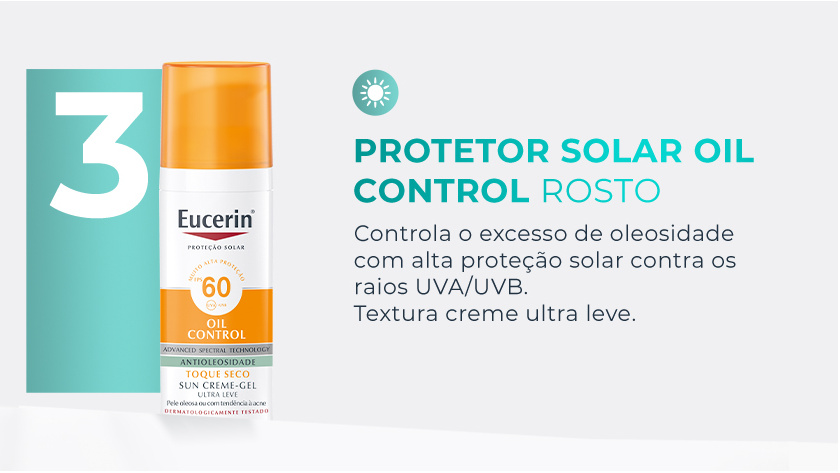 Banner publicitário com fundo claro e elementos em verde. À esquerda, há um grande número em destaque sobre um bloco vertical em tom verde-água. Em frente a ele, aparece uma embalagem branca com detalhes em laranja. À direita, o layout apresenta ícone circular de sol no topo.