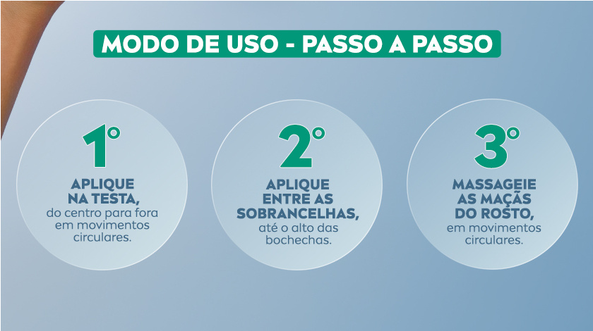 Imagem com fundo azul claro. Ao centro, três ícones de 1, 2 e 3 aparecem em destaque como passo a passo.