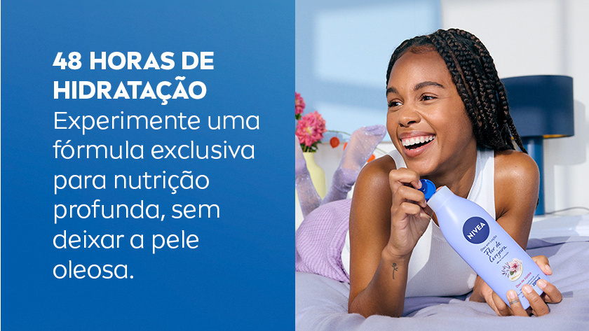 Locao Hidratante Nivea Oleos Essenciais Flor de Cerejeira 200ml