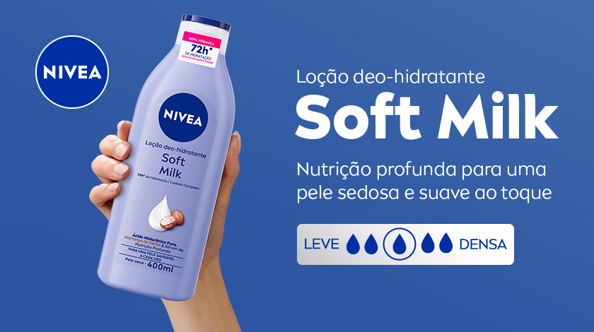 LOcaO HIDRATANTE CORPORAL SOFT MILK NIVEA 400ML 1251298 | Droga Raia