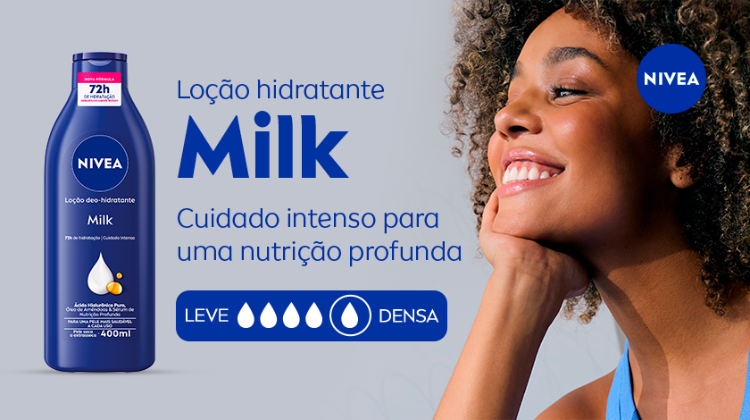 PACK HIDRATANTE NIVEA MILK 400ML - 2 UNIDADES 1318932 | Droga Raia