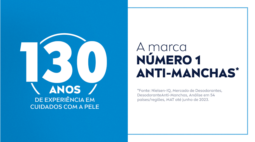 Imagem dividida em duas metades. À esquerda, fundo azul com o número 130 em destaque com fonte grande. À direita, fundo branco com uma moldura fina azul.