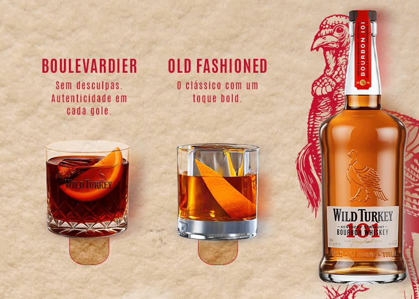 Wild Turkey Bourbon Whiskey 1L - Espaço Prime Bebidas