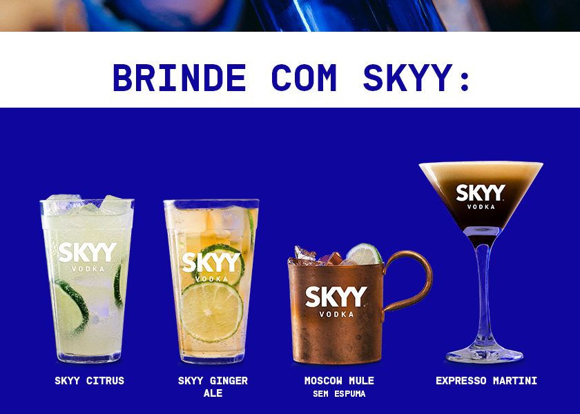Vodka SKYY Garrafa 980ml - Nova Era