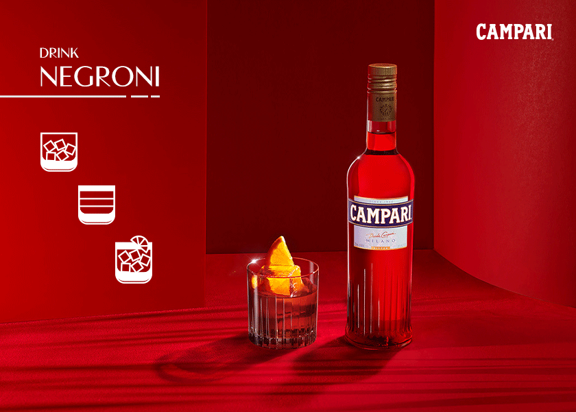 Aperitivo Bitter Campari 748ml é aqui no Extrabom
