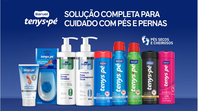 Imagens dos packs de produto de Tenys Pé.