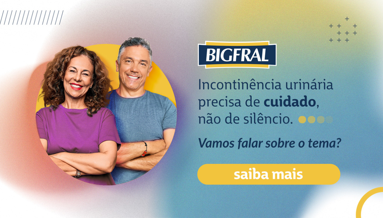 Bigfral incontinência urinária precisa de cuidado, não de silência.