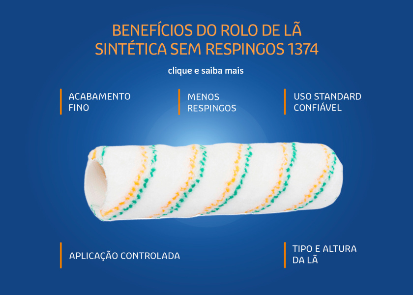 Rolo Sem Respingo 1374 e 1375 | Produtos | Tigre Brasil