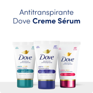 imagem de produtos antitranspirantes DOVE CREME SÉRUM