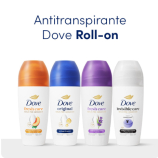 imagem de produtos antitranspirantes DOVE ROLL-ON