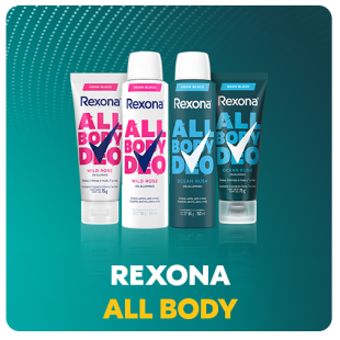 Não importa o que aconteça, Rexona nunca te abandona